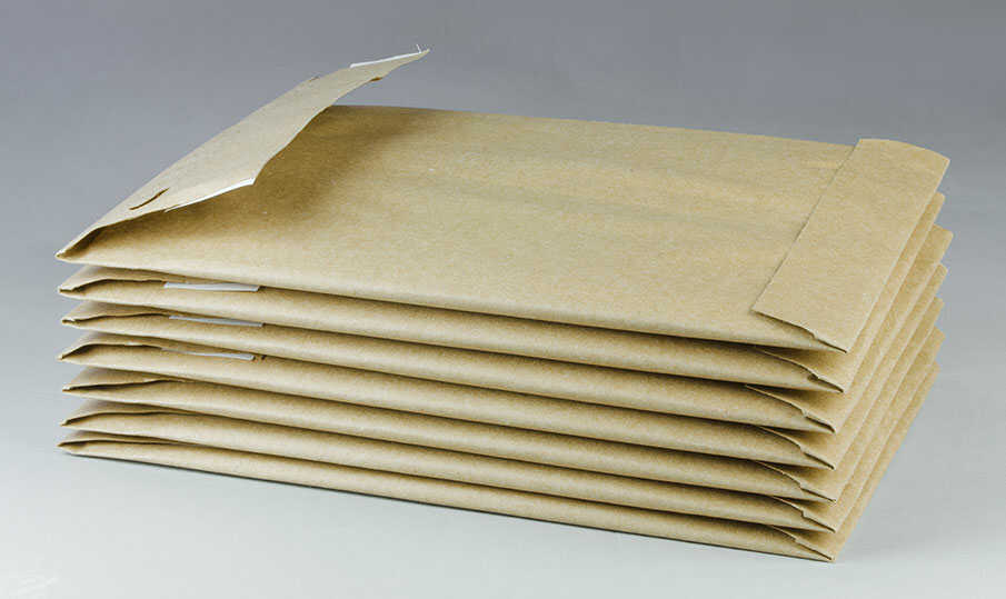 Luftpolstertasche U-Pack als Stapel